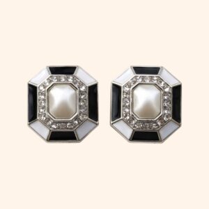 Gold star button jewel (1) Bijou de bouton Agnes Argent