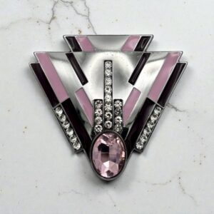 clip-annees-folle Clip Années folles XXL - Argent aubergine & rose