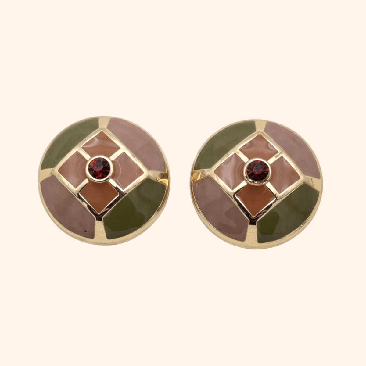 Bijou de bouton Arty Velours