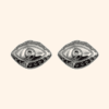 Bijou de bouton Oeil d'Antan - silver