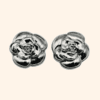 Bijou de bouton Nicole - Silver
