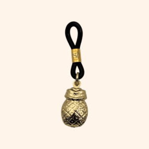 Bijou de lunettes Ananas doré