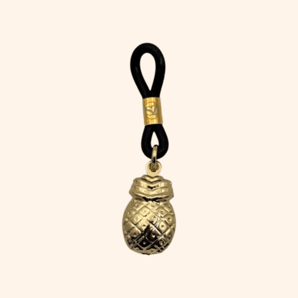 Bijou de lunettes Ananas doré