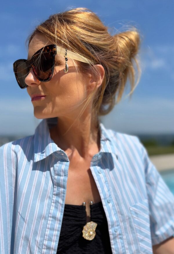 bijou-de-lunettes-crustace-dore-porte-lunettes-de-soleil Bijou de Lunettes Fraise Dorée