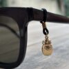 Bijou de lunettes Ananas doré