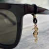 Bijoux de lunettes Hippocampe doré