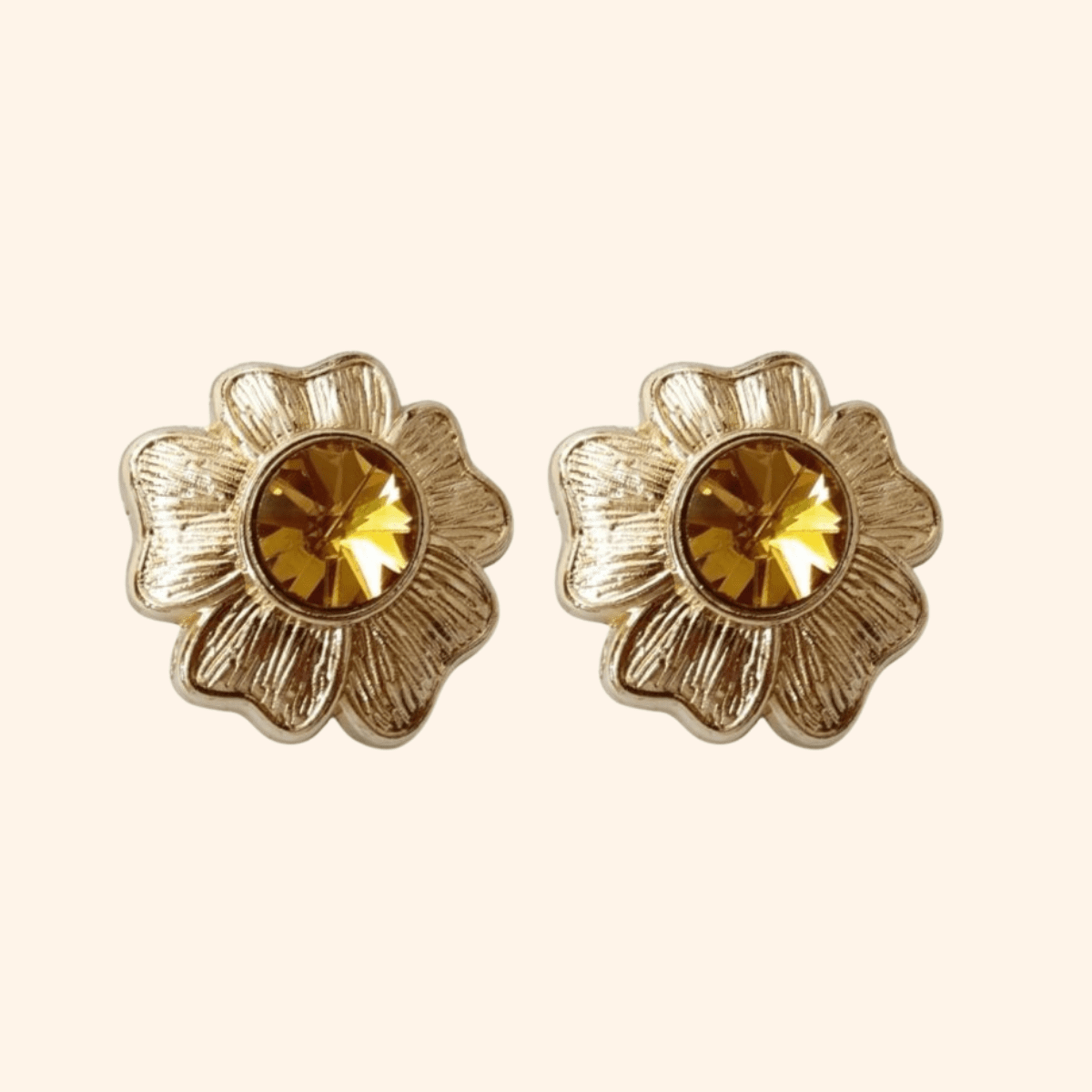 Bijou de bouton Madeleine OCRE