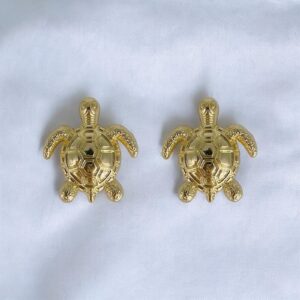 Bijou de bouton écaille d'or