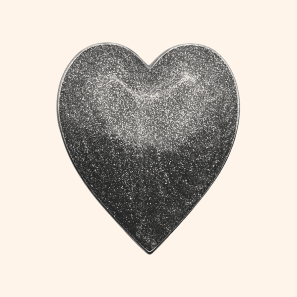 Clip Coeur chrome love Clip Coeur chrome love
