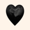 Clip Coeur rock & black
