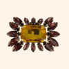 Clip Marquise ocre Clip Marquise ocre