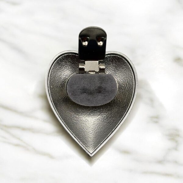clip-coeur-gris-recto Clip Coeur chrome love