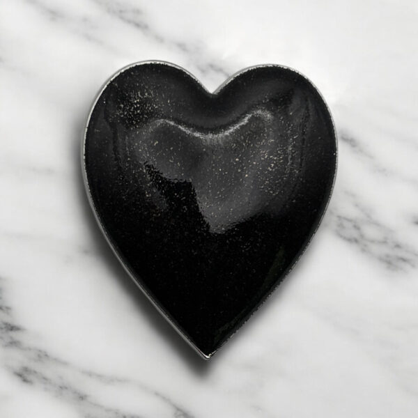 Clip Coeur rock & black