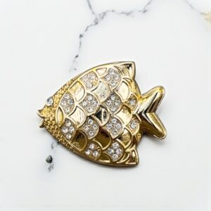 Clip Dorade STRASS