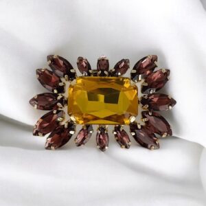 Clips Marquise ocre