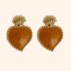 Bijou de bouton Exvoto Ocre