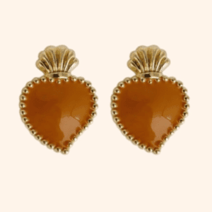 Bijou de bouton Exvoto Ocre