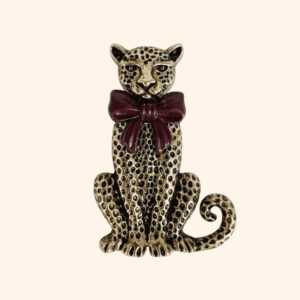 Clip LEO L'ARISTO Noeud bordeaux PREMIUM