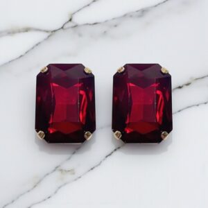 Bijoux de bouton Suzette Rubis