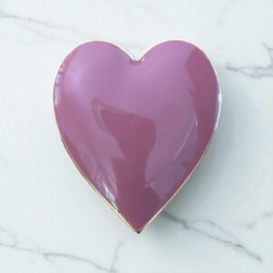 Clip Coeur Rose d'antan