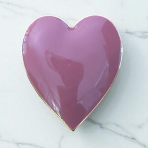 Clip Coeur Rose d'antan