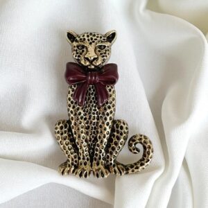 Clip LEO L'ARISTO Noeud bordeaux PREMIUM