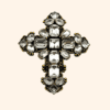 Clip Croix Versailles glacé