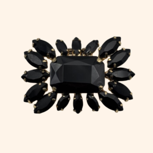 Clip Marquise Noire Absolue