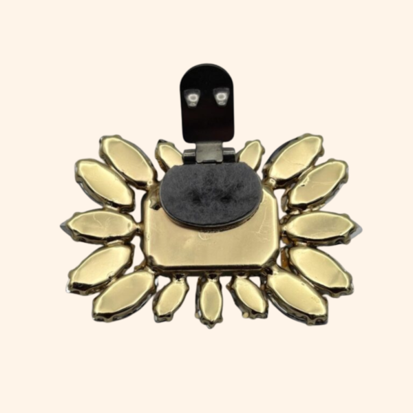 Clip Marquise Noire Absolue_verso Clip Marquise Violine