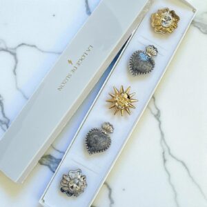 Boutonnière Mystique Gold & Silver