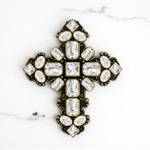 Clip Croix Versailles glacé