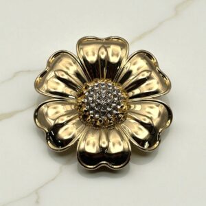 Clip Gloria Or - Coeur diamant