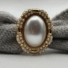 Anneau de foulard Dame perle