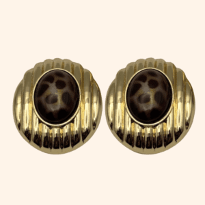 Bijoux de gros bouton XL  Léopoldine écailles