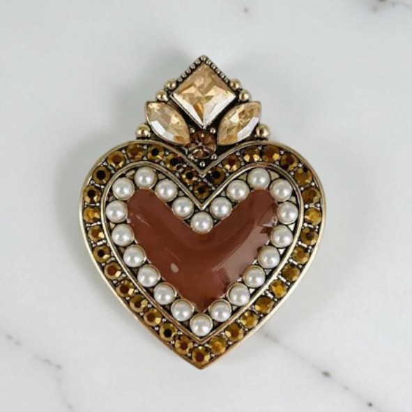 CLip_ex_voto_coeur_sacre_dore Clip Ex-voto Coeur sacré Doré