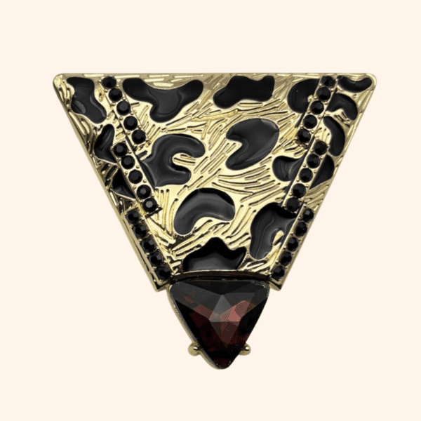 Clip Triangle léo XXL – Pierre Amarante Clip Triangle léo XXL - Pierre Amarante
