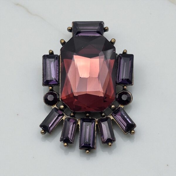 Clip Joséphine Reine Améthyste