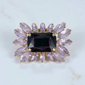 Clip Marquise Violine