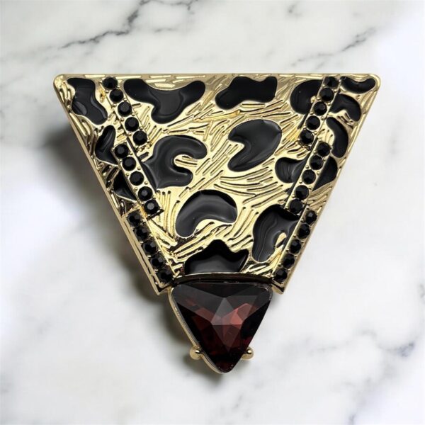 clip_triangle_xxl_amarante Clip Triangle léo XXL - Pierre Amarante