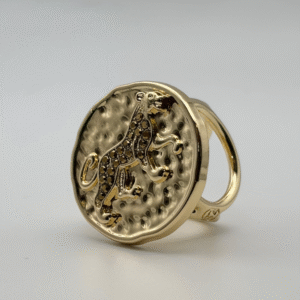 Anneau de foulard LEONCE bronze