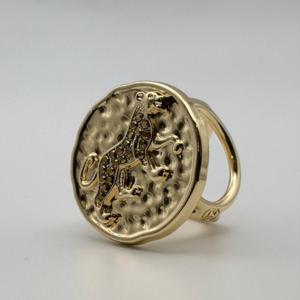 Anneau de foulard LEONCE bronze