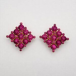 Bijou de bouton Honore Fushia Bijou de bouton Honoré Fushia