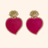 Bijoux de bouton Exvoto Rose