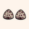 Gioiello di bottone "Fauve" ciliegia nera Bijoux de bouton Fauve Black Cherry
