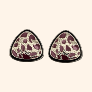 Bijoux de bouton Fauve Black Cherry