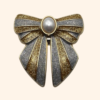 Clip BOW Blush_recto Clip BOW Blush - GOLD & SILVER