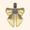 Clip BOW Blush - SORBET Pistache Fraise