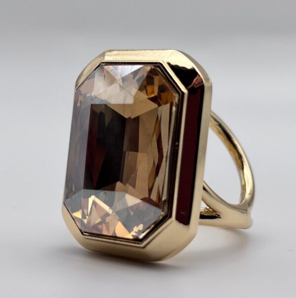 Anneau de foulard SUZY Cognac