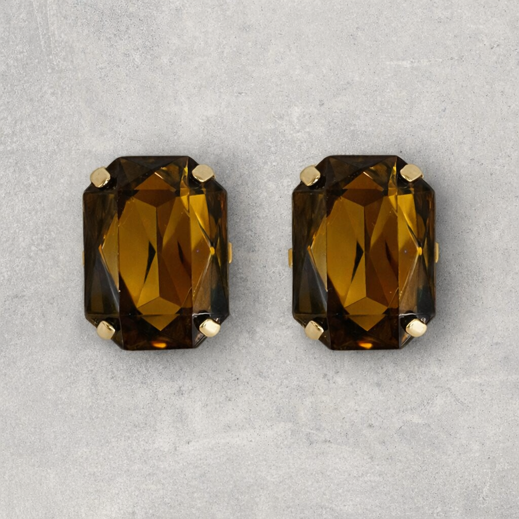 Bijoux de bouton Suzette Cognac Bourbon