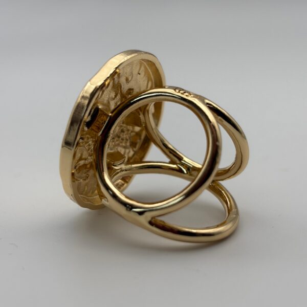 Anneau de foulard LEONCE Perles_verso Anneau de foulard LEONCE Perles